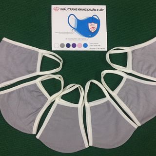 KHẨU TRANG KHÁNG KHUẨN - THUONG HIỆU COSY - MỀM MẠI THOÁNG MÁT - SP ĐƯỢC CHỨNG NHẬN VÀ GIÁM ĐỊNH BỚI IQC