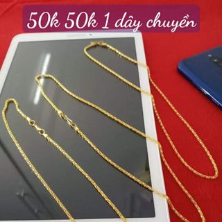 Dây chuyền nam nữ mạ vàng