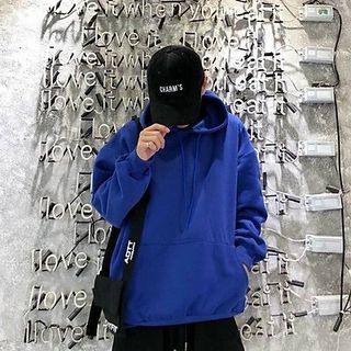Áo hoodie trơn chất poly