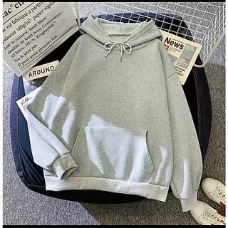 Áo hoodie trơn chất poly