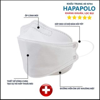 Hộp 10 chiếc khẩu trang 4D Hàn Quốc KF94 Premium