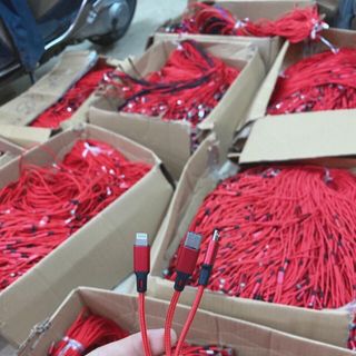 Cáp dù 3 đầu 2A dài 1m2