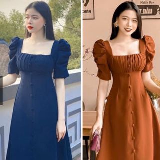 ĐẦM ĐI TIỆC XẾP LI NGỰC 6 MÀU