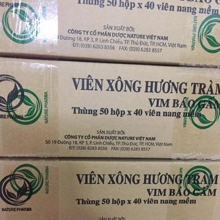 VIÊN XÔNG HƯƠNG TRÀM VIM BÁO GẤM - Xông hơi trị cảm, giảm căng thẳng