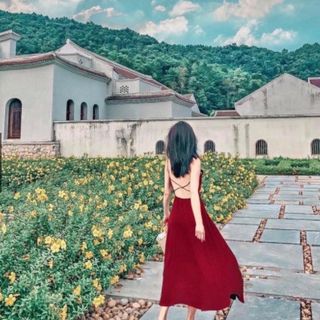 ĐẦM HAI DÂY ĐI BIỂN CHÉO DÂY SAU 2 MÀU
