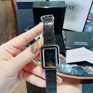 ĐỒNG HỒ THỜI TRANG LƯỚI ĐEN HUYỀN BÍ
