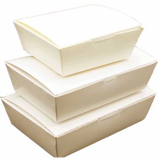 Hộp giấy thực phẩm an toàn A1400 (Bộ 25 cái) IN123