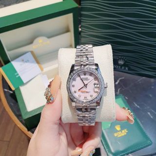 ĐỒNG HỒ ROLLEX CƠ NỮ CAO CẤP NIỀNG ĐÁ