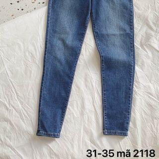 Quần jean nữ lưng cao size đại từ 40kg đến 80kg MS2118 thời trang bigsize jean 2KJean giá sỉ