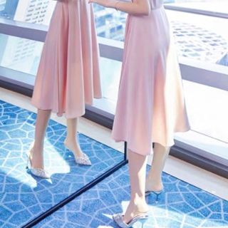 ĐẦM HỒNG CÁNH TIÊN NÚT ĐEN HÌNH THẬT