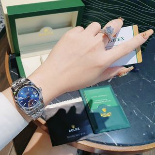 ĐỒNG HỒ ROLLEX CƠ NỮ CAO CẤP NIỀNG TRƠN