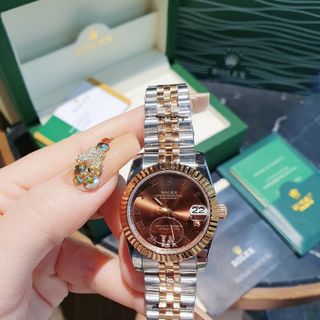 ĐỒNG HỒ ROLLEX CƠ NỮ CAO CẤP NIỀNG TRƠN