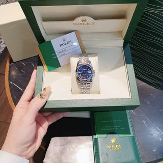 ĐỒNG HỒ ROLLEX CƠ NỮ CAO CẤP NIỀNG TRƠN