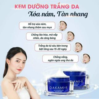 Kem DAKAMI 2 chính hãng chuyên các vấn đề lão hoá da