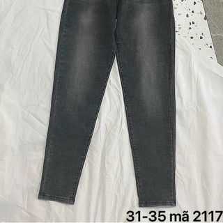 Quần jean nữ lưng cao bigsize siêu co giãn MS2117 thời trang jean 2Kjean giá sỉ