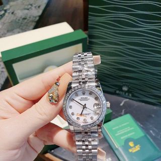ĐỒNG HỒ ROLLEX COUPLE CƠ CAO CẤP NIỀNG ĐÁ