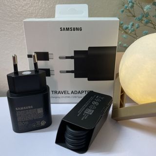 Bộ sạc nhanh Sam sung 25W Zin linh kiện Full Box ra chuẩn 18W