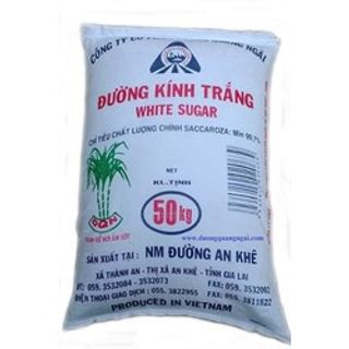 Đường cát trắng Quảng Ngãi bao 50 kg giá sỉ