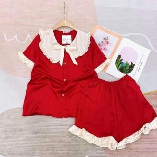 Pijama Ngắn Cổ Bèo