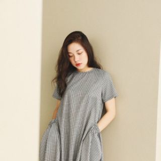 ĐẦM CARO SUÔNG TÚI TRÒN 2 TÚI