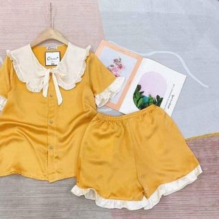 Pijama Ngắn Cổ Bèo