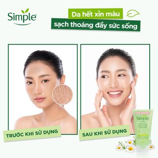 Sữa rửa mặt SIMPLE Refreshing Facial Wash Gel cho da nhạy cảm 150ml - ZAVENCI Official