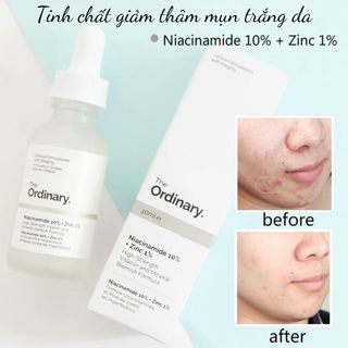 Tinh Chất Giảm Mụn Dưỡng Da The Ordinary Niacinamide 10% + Zin c 1% [BẢN CANADA] Giấy tờ hóa đơn đầy đủ