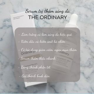 Tinh Chất Giảm Mụn Dưỡng Da The Ordinary Niacinamide 10% + Zin c 1% [BẢN CANADA] Giấy tờ hóa đơn đầy đủ