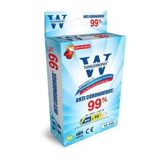 [THÙNG - LOẠI TRẺ EM] KHẨU TRANG WAKAMONO TRẺ EM (4 LỚP, HỘP 10 CÁI) - 170 HỘP/THÙNG