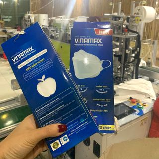 Giá buôn - Thùng 500 cái Khẩu trang KF94 chính hãng Vinamax, dành cho người lớn.