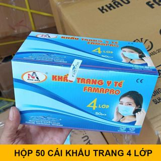 Khẩu trang y tế 4 lớp kháng khuẩn