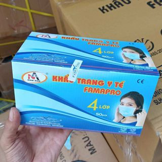 Khẩu trang y tế 4 lớp kháng khuẩn