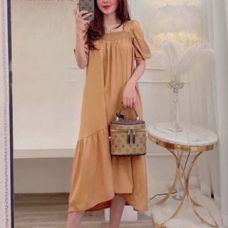 ĐẦM KEM ĐUÔI CÁ NHÚNG THUN
