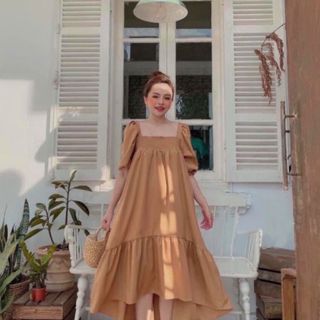 ĐẦM KEM ĐUÔI CÁ NHÚNG THUN