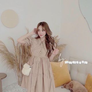 ĐẦM BABYDOLL KEM CỔ BÈO 2 MÀU