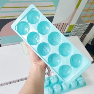 Khay đá 10 viên hình mặt cười - Nhựa Việt Nhật