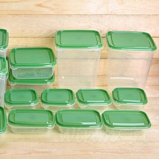 Bộ 17 hộp nhựa có nắp