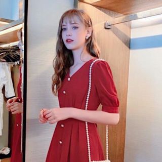 ĐẦM NÚT NGỌC 2 MÀU