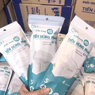 Khẩu trang KF94 4D Hàn Quốc dày dặn, ôm sát mặt, sẵn sll tại Thủ Đức
