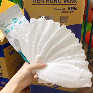 Khẩu trang KF94 4D Hàn Quốc dày dặn, ôm sát mặt, sẵn sll tại Thủ Đức