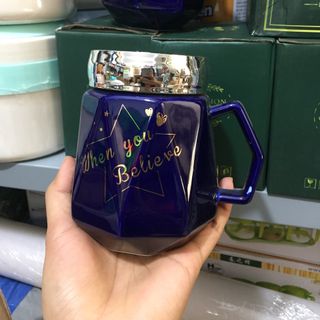 Ly sứ nắp gương 380ml (Mẫu mới)