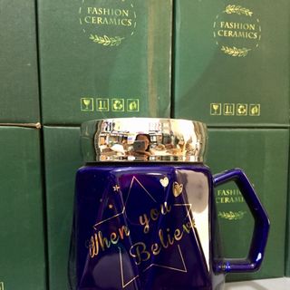 Ly sứ nắp gương 380ml (Mẫu mới)