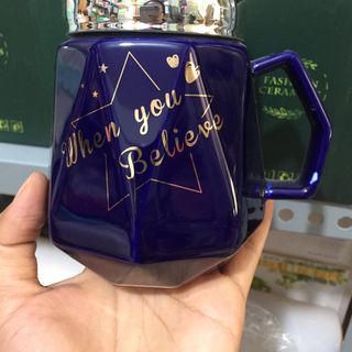 Ly sứ nắp gương 380ml (Mẫu mới)