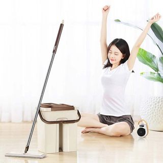 Bộ lau nhà tự vắt 2 ngăn loại lớn