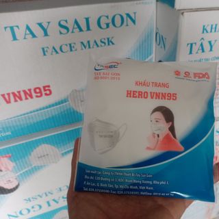 Thùng Khẩu trang HERO VNN95 Tây Sài Gòn Chống Bụi Mịn Và Kháng Khuẩn Hàng Cao Cấp
