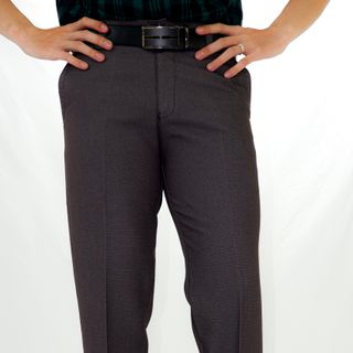 Quần Kaki Nam LENCITY Dáng Âu Đẹp Màu Đen Sáng Cao Cấp Siêu Nhẹ Phong Cách Công Sở BIG SIZE, Slimfit Pants 5270LTC4