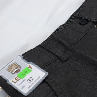 Quần Kaki Nam LENCITY Dáng Âu Đẹp Màu Đen Sáng Cao Cấp Siêu Nhẹ Phong Cách Công Sở BIG SIZE, Slimfit Pants 5270LTC4