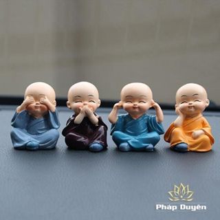 Bộ 4 tượng chú tiểu tứ không