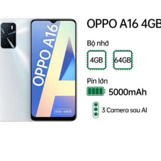 Điện thoại OPPO A16 4GB 64GB - Hàng chính hãng