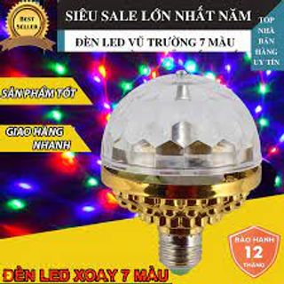 Đèn led xoay 7 màu vũ trường nháy chớp theo nhạc giá sỉ